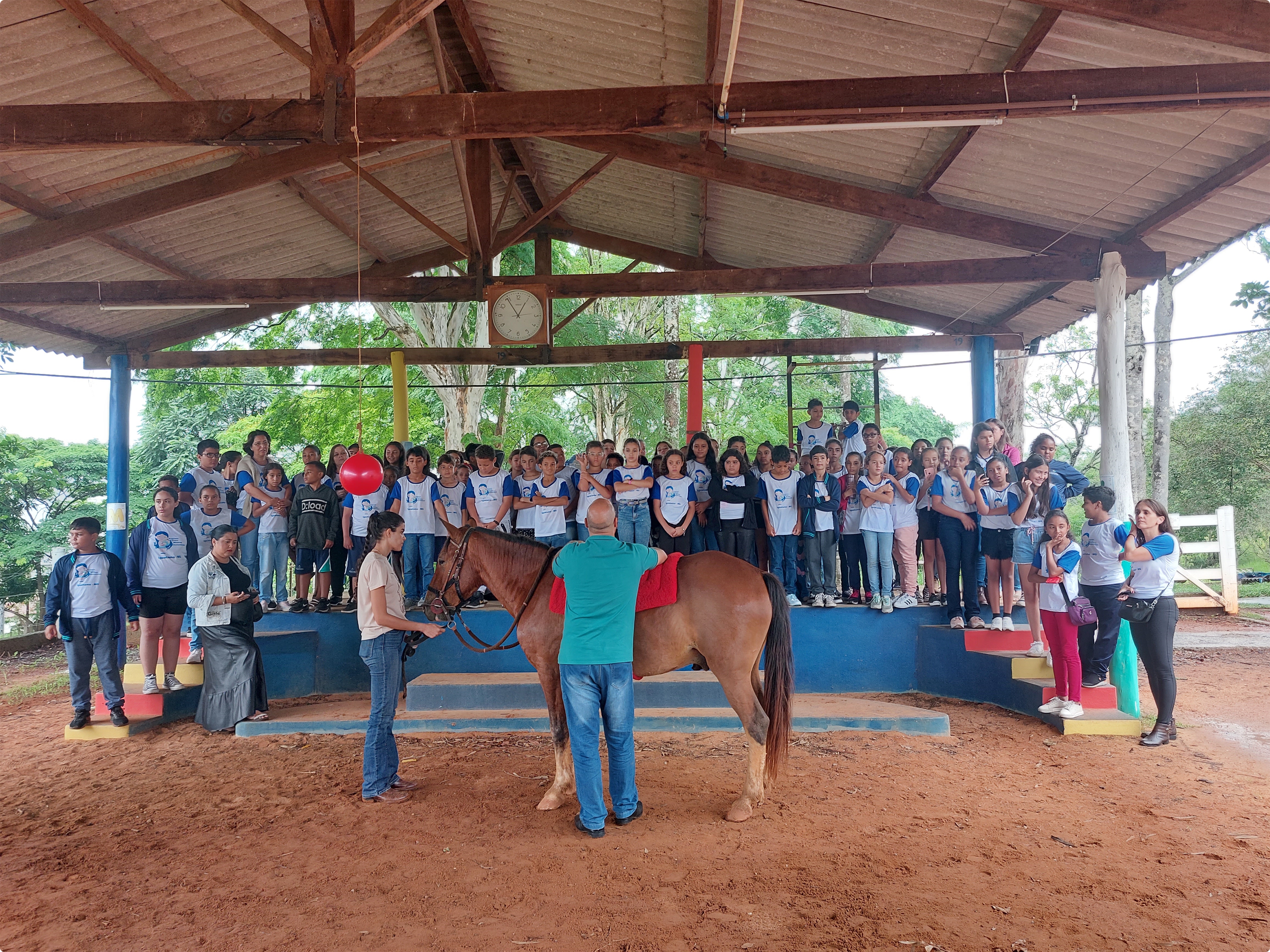 Visita Equoterapia Campus Bambuí Programa Jovens Mineiros Sustentáveis