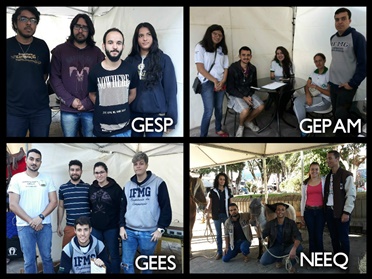 Grupos de estudo GESP, GEPAM, GEES e NEEQ 1 PRONTO